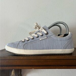 Taos Star Shoes Women's Blue Canvas STA-12844 Casual Sneakers Size 7.5 Coastal